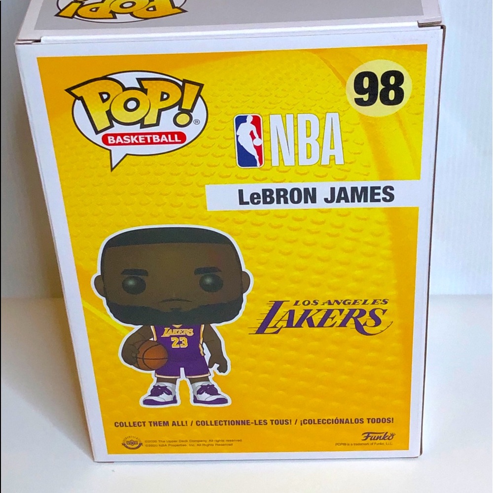 LeBron James Pop NBA Basketball #98 10” tall Action Figure Figurine